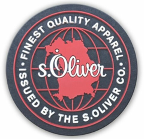 s.Oliver FINEST QUALITY APPAREL ISSUED BY THE S.OLIVER CO. Logo (WIPO, 30.07.2019)