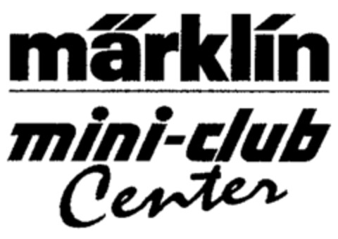 märklin mini-club Center Logo (WIPO, 25.11.2000)