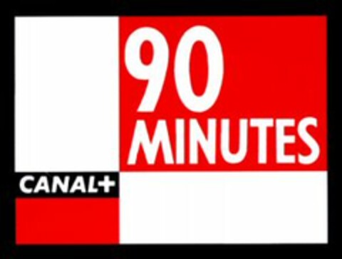 90 MINUTES CANAL+ Logo (WIPO, 20.09.2000)