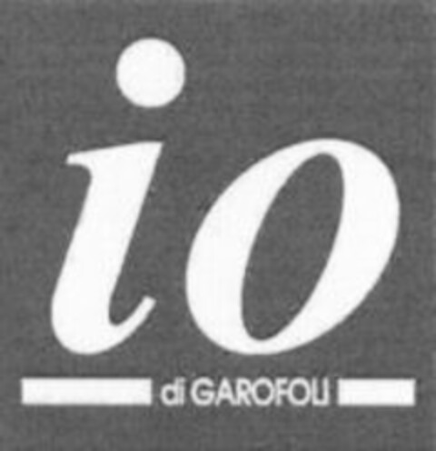 io di GAROFOLI Logo (WIPO, 12.06.2003)