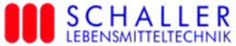 SCHALLER LEBENSMITTELTECHNIK Logo (WIPO, 04.05.2009)