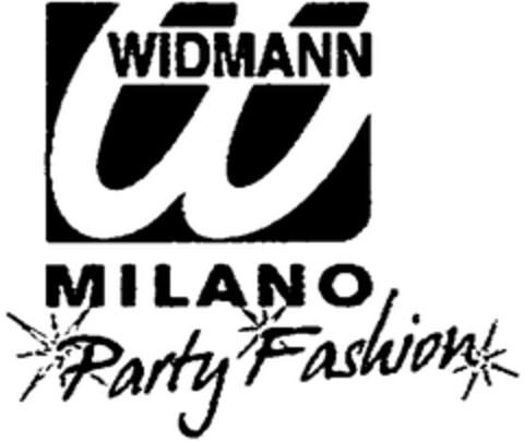 W WIDMANN MILANO Party Fashion Logo (WIPO, 06/04/2013)