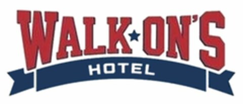 WALK ON'S HOTEL Logo (WIPO, 11/21/2018)