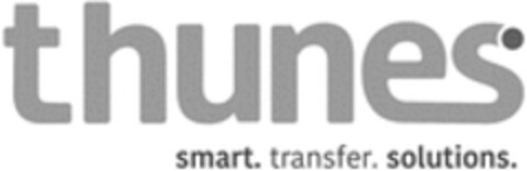 thunes smart. transfer. solutions. Logo (WIPO, 21.10.2019)