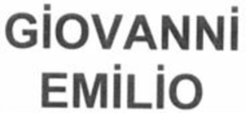 GIOVANNI EMILIO Logo (WIPO, 07.11.2008)