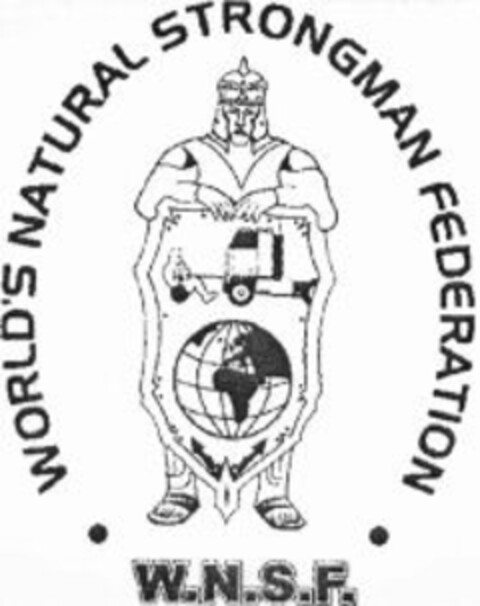 W.N.S.F. WORLD'S NATURAL STRONGMAN FEDERATION Logo (WIPO, 01/20/2011)