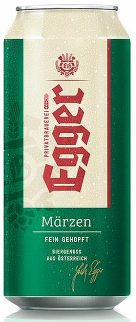 Egger PRIVATBRAUEREI Märzen FEIN GEHOPFT BIERGENUSS AUS ÖSTERREICH Logo (WIPO, 18.03.2019)