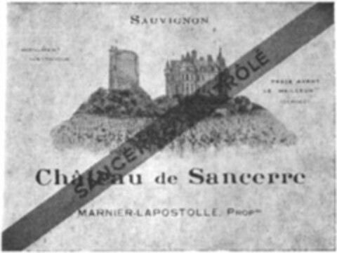 Château de Sancerre MARNIER-LAPOSTOLE Logo (WIPO, 19.01.1961)