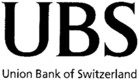 UBS Union Bank of Switzerland Logo (WIPO, 04/20/1998)