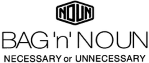 NOUN BAG'n'NOUN NECESSARY or UNNECESSARY Logo (WIPO, 27.01.2011)