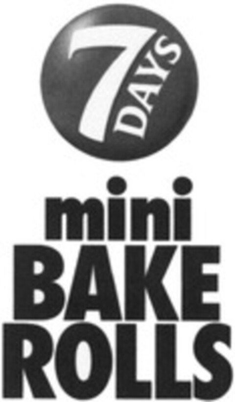 7 DAYS mini BAKE ROLLS Logo (WIPO, 08.08.2013)