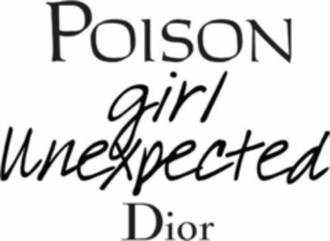 Poison girl unexpected Dior Logo (WIPO, 10/05/2017)