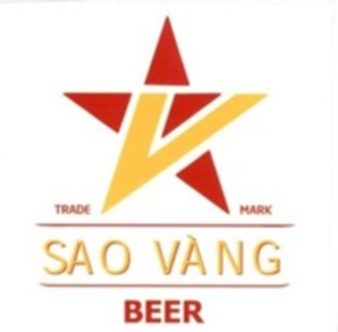 SAO VÀNG TRADE MARK BEER Logo (WIPO, 01/09/2023)