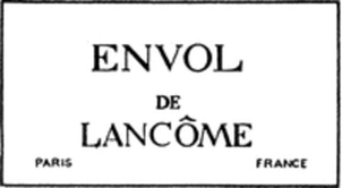 ENVOL DE LANCÔME PARIS FRANCE Logo (WIPO, 12.07.1957)