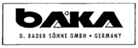 bAKA Logo (WIPO, 28.02.1994)