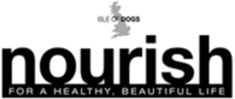 ISLE OF DOGS NOURISH FOR A HEALTHY, BEAUTIFUL LIFE Logo (WIPO, 04/07/2017)