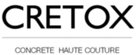 CRETOX CONCRETE HAUTE COUTURE Logo (WIPO, 07.12.2018)