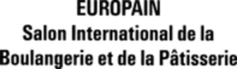 EUROPAIN Salon International de la Boulangerie et de la Pâtisserie Logo (WIPO, 08.12.1978)