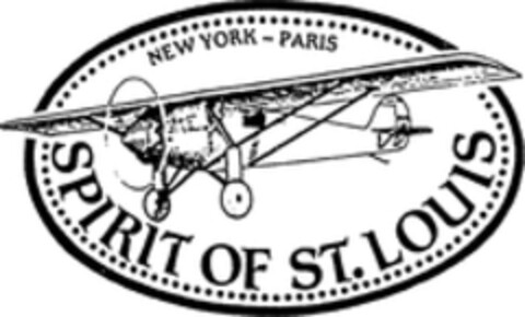 NEW YORK - PARIS SPIRIT OF ST.LOUIS Logo (WIPO, 31.07.1989)