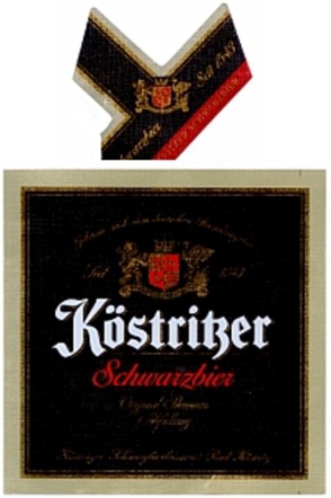 Köstritzer Schwarzbier Logo (WIPO, 12.08.1994)