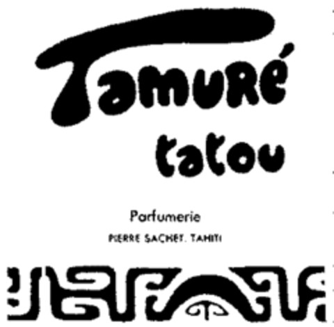 Tamuré tatou Parfumerie PIERRE SACHET TAHITI Logo (WIPO, 06.06.1997)