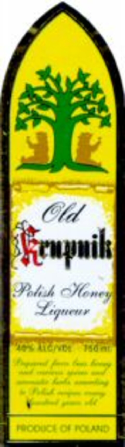 Old Krupnik Polish Honey Liqueur Logo (WIPO, 05.11.2002)