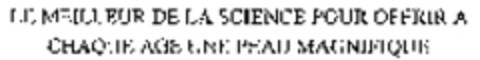 LE MEILLEUR DE LA SCIENCE POUR OFFRIR A CHAQUE AGE UNE PEAU MAGNIFIQUE Logo (WIPO, 06/02/2008)