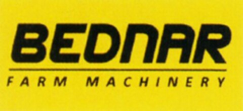 BEDNAR FARM MACHINERY Logo (WIPO, 02/12/2013)