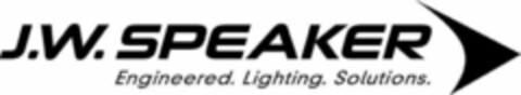 J.W. SPEAKER Engineered. Lighting. Solutions. Logo (WIPO, 10/14/2015)