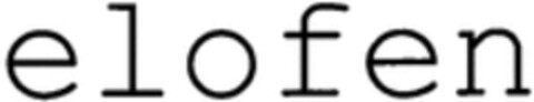 elofen Logo (WIPO, 08/29/2016)