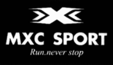 MXC SPORT Run.never stop Logo (WIPO, 22.04.2016)