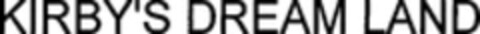 KIRBY'S DREAM LAND Logo (WIPO, 21.08.2019)