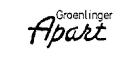 Apart Groenlinger Logo (WIPO, 17.09.1988)