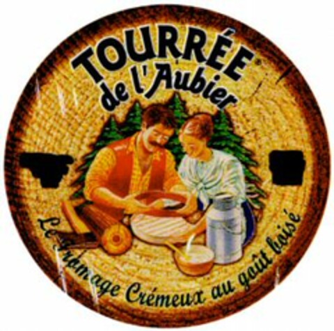 TOURRÉE de l'Aubier Le Fromage Crémeux au goût boisé Logo (WIPO, 01.09.2000)