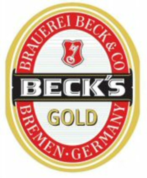 BECK'S GOLD BRAUEREI BECK & CO BREMEN - GERMANY Logo (WIPO, 20.12.2007)