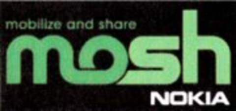 mobilize and share MOSH NOKIA Logo (WIPO, 25.10.2007)