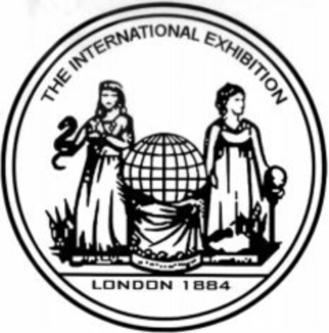 THE INTERNATIONAL EXHIBITION LONDON 1884 Logo (WIPO, 04.07.2011)