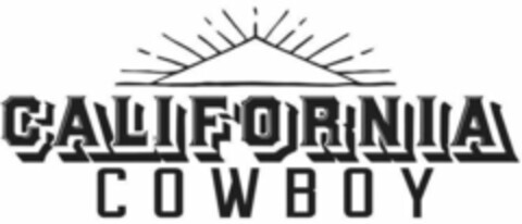 CALIFORNIA COWBOY Logo (WIPO, 04/18/2017)