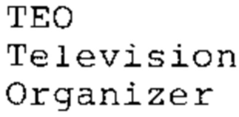 TEO Television Organizer Logo (WIPO, 12.07.1995)