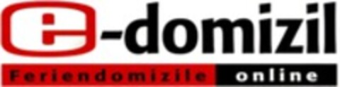 e-domizil Feriendomizile online Logo (WIPO, 19.10.2009)
