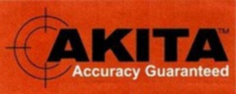 AKITA Accuracy Guaranteed Logo (WIPO, 17.06.2016)