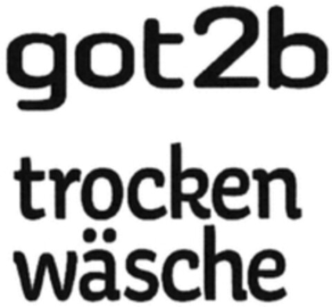 got2b trocken wäsche Logo (WIPO, 08.02.2017)