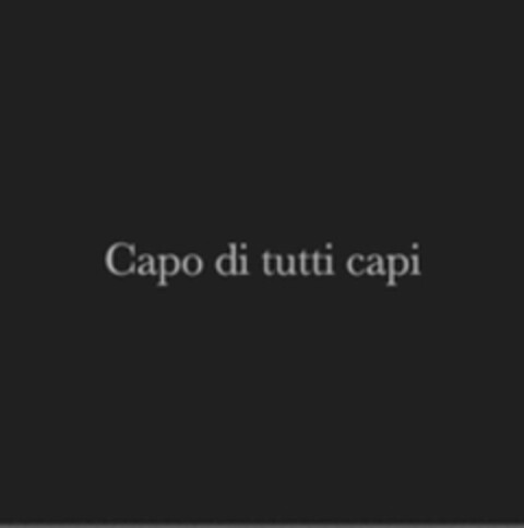 Capo di tutti capi Logo (WIPO, 02/22/2017)