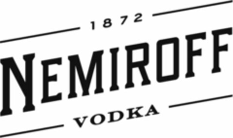 1872 NEMIROFF VODKA Logo (WIPO, 14.08.2018)