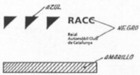 RACC Reial Automòbil Club de Catalunya Logo (WIPO, 15.07.1994)