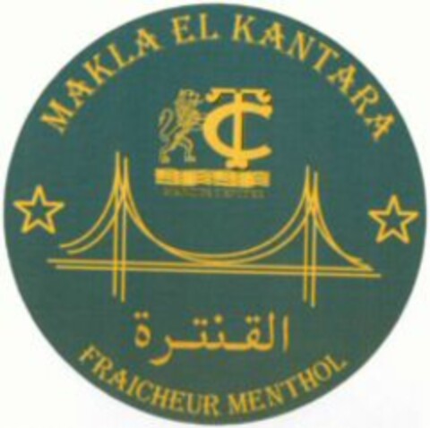 MAKLA EL KANTARA FRAICHEUR MENTHOL Logo (WIPO, 10/20/2005)