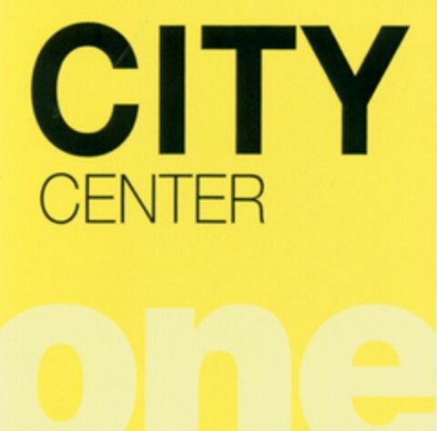 CITY CENTER ONE Logo (WIPO, 16.02.2007)