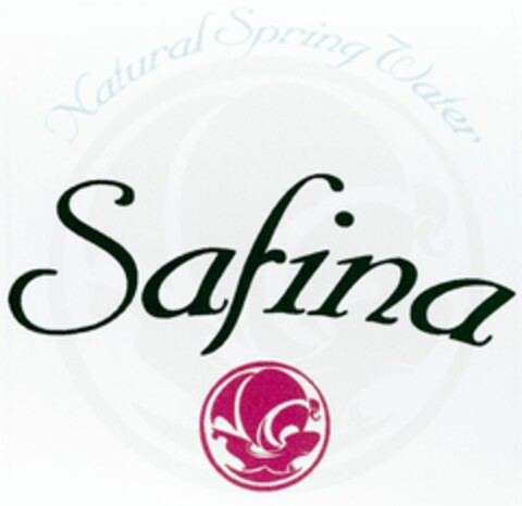 Safina Natural Spring Water Logo (WIPO, 07/30/2008)