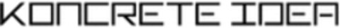 KONCRETE IDEA Logo (WIPO, 28.07.2017)