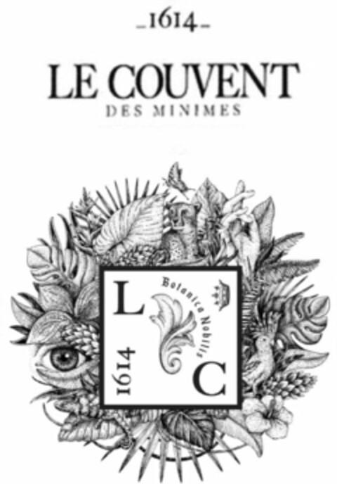 1614 LE COUVENT DES MINIMES Botanica Nobilis Logo (WIPO, 06/19/2018)